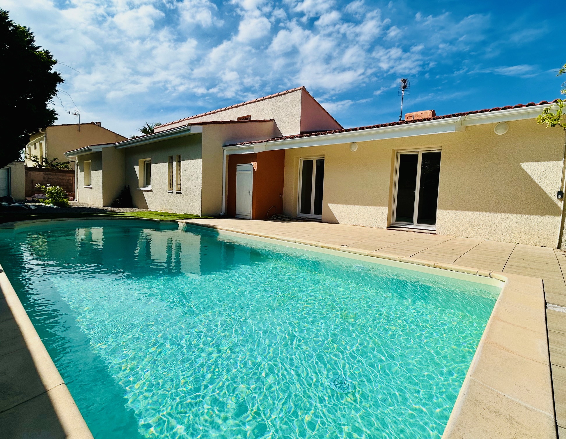 Villa du Barcarès et piscine après rénovation
